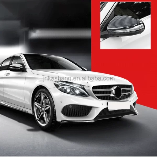GLE GLS Carbon Fiber Rearview Mirror  Dry Carbon Wet Carbon Rearview Mirror Cover  Rearview Mirror  W167 X167 - Image 3