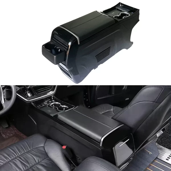 Armrest Box Elison Perforated Free Central Passage Car Armrest Box Storage Box Interior Modification Accessories Odyssey Elysion - Image 2