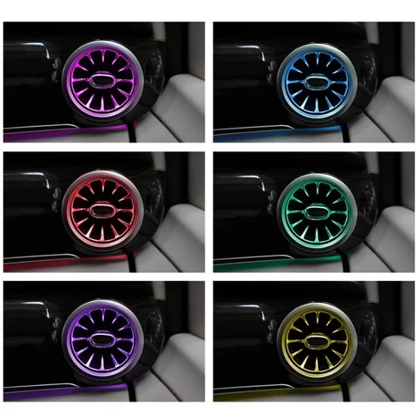 air Conditioner air Outlet vortex Turbine Fan air Outlet With Atmosphere Lamp for Vito V250 V260 W447 V-Class - Image 3