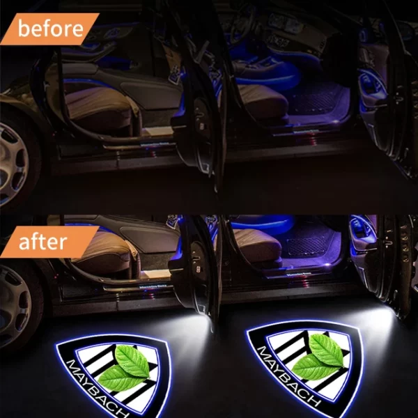 Benzz W223  S-class S400L S450L S500L Modified Door Courtesy Lamp Projection Radium Lamp 21-22 New S-class Maybach Standard (s - Image 5