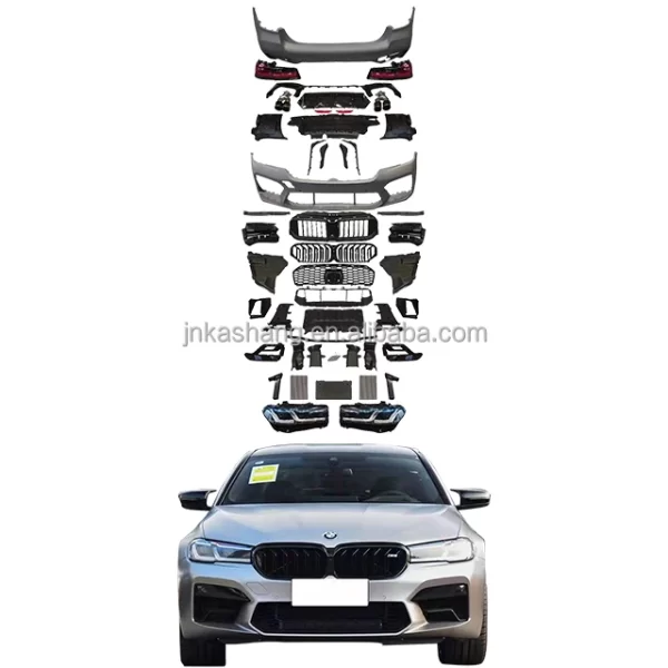BMWw 5-Series G30/G38 (18-20 Models) Upgrade the New M5 Body Kit Front and Rear Bumper Body Kit Old to New Kit