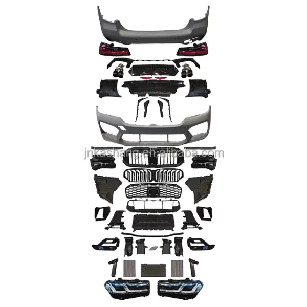 BMWw 5-Series G30/G38 (18-20 Models) Upgrade the New M5 Body Kit Front and Rear Bumper Body Kit Old to New Kit - Image 2