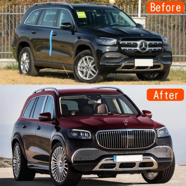 Front&Rear Bumper Grille for GLS Upgrade to Maybach  Body Kit  Auto Appearance Mercedes Benz GLS WX167 Maybach Body Kit From - Image 2
