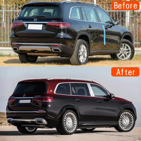 Front&Rear Bumper Grille for GLS Upgrade to Maybach  Body Kit  Auto Appearance Mercedes Benz GLS WX167 Maybach Body Kit From - Image 3