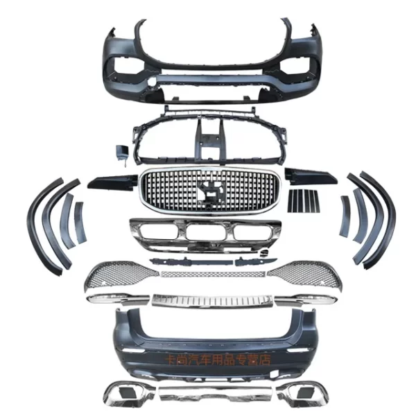 Front&Rear Bumper Grille for GLS Upgrade to Maybach  Body Kit  Auto Appearance Mercedes Benz GLS WX167 Maybach Body Kit From - Image 4