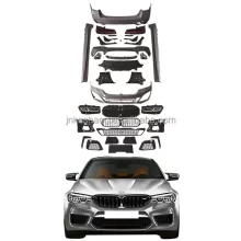 BMWw 5-Series G30/G38 (18-20 Models) Upgraded the New MT Body KitFront and Rear Bumper Body Kit Old to New Kit