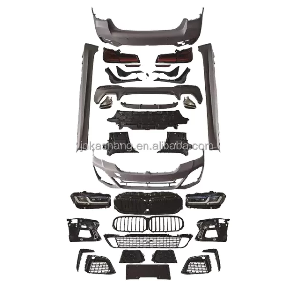 BMWw 5-Series G30/G38 (18-20 Models) Upgraded the New MT Body KitFront and Rear Bumper Body Kit Old to New Kit - Image 2