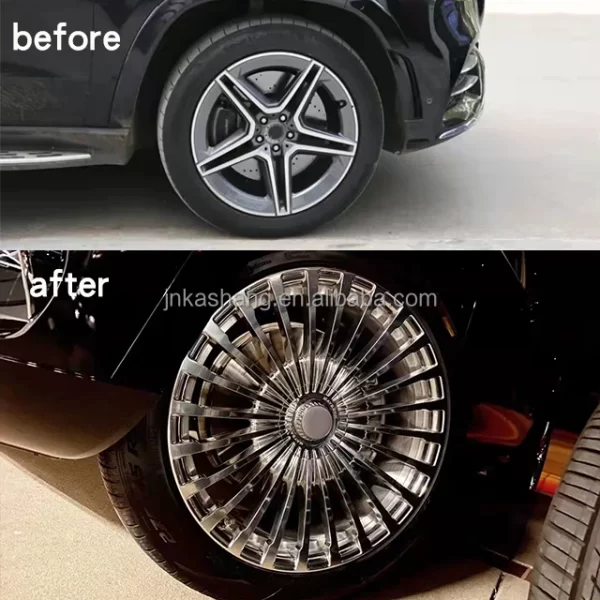 Rim Hub 20 21 22 23  Inch  Brite Full Painting 1PC Forged Polishing Deep Dish Flower Rims for Ben GLS Wheel Rims - Image 3