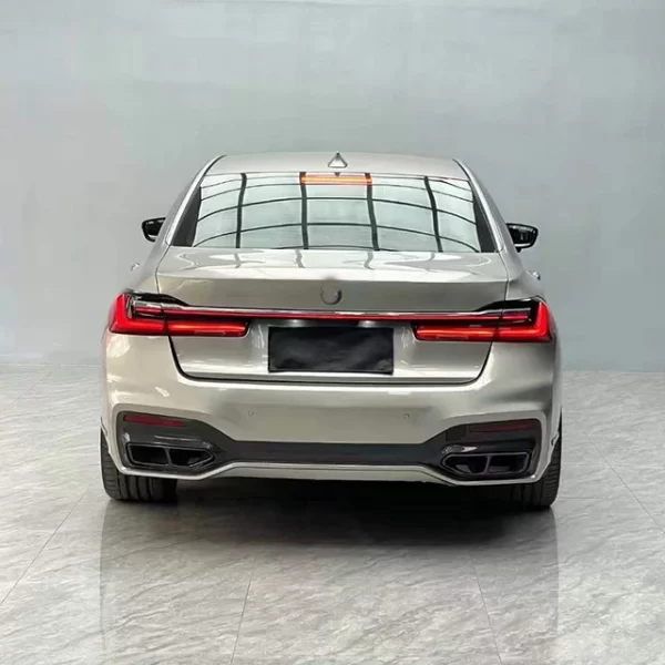 BMWw 7-series G11/12 (16-18) Upgraded 19-22 Surround Kit Front and Rear Bumper Assembly Headlamp Tail Lamp Rear Lip Original Bo - Image 4