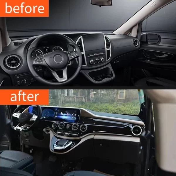 VITO V250 V260 W447 Center Console Dashboard Navigation Large Screen Large Screen Accessories Retrofit VITO Upgrade V - Image 3