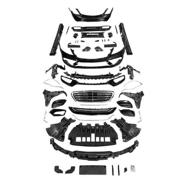 Upgrade S63 AMG W222 Bodykit Front Rear Bumper for Mercedes W222 Benzz S Class 2014-2020 W222 Body Kit Grille Grill