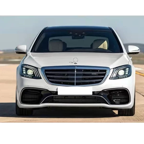 Upgrade S63 AMG W222 Bodykit Front Rear Bumper for Mercedes W222 Benzz S Class 2014-2020 W222 Body Kit Grille Grill - Image 4