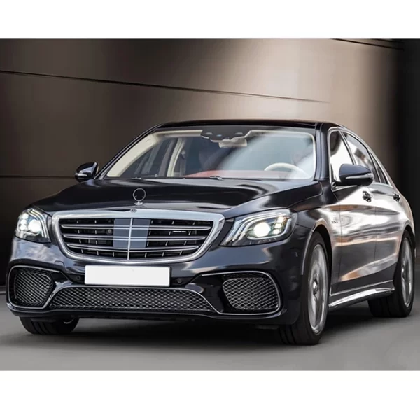 Mercedes W222 Mercedes Benzz S-class Old Upgrade New 14-20 Modified AMGS65 Surround Body Kit Front Bumper Rear Bumper Grille - Image 4