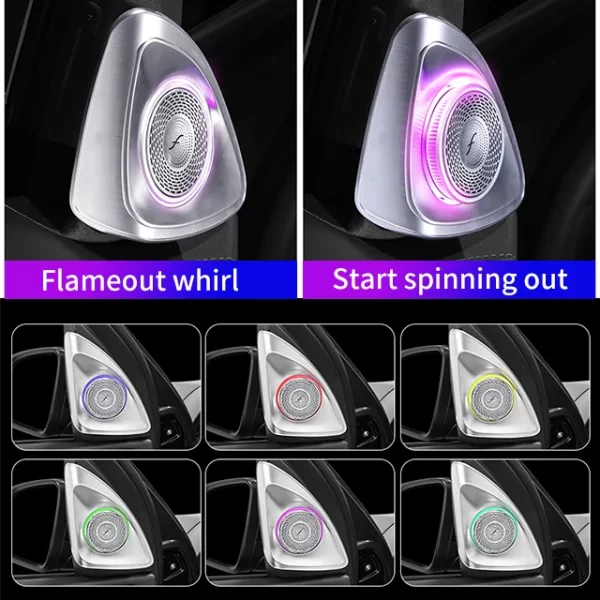 Mercedes Benzz New S-class 450L/W223/S400 Active Atmosphere Lamp Original 4D Rotary Tweeter - Image 4