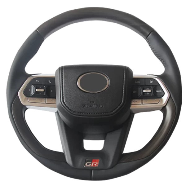 Steering Wheel Assembly Interior Modification Carbon Fiber Mahogany Steering Wheel LANDCRUISER 200 LC300 PRADO