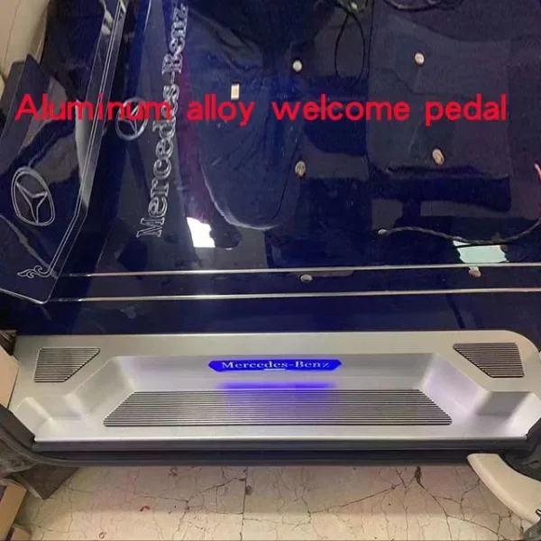 Welcome Pedal Replacement Type with LED Light Aluminum Alloy Doorsill VITO V250 V260  W447 V220 V-CLASS Retrofitting Accessories - Image 2