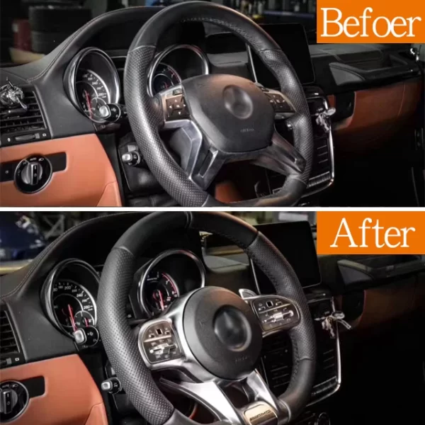 Steering Wheel Assembly Upgrade New Carbon Fiber Old to New  G Class AMG G500 G63 G350 G55 G65  W463 W464 G350 - Image 3