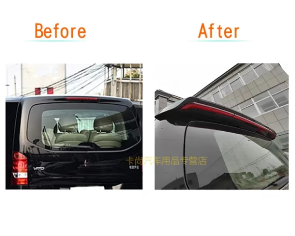 Spoiler LED Lights Streamer Tail  Hotsale  Metris Exterior Spoiler for Vito V250 V260 W447 V-Class - Image 3