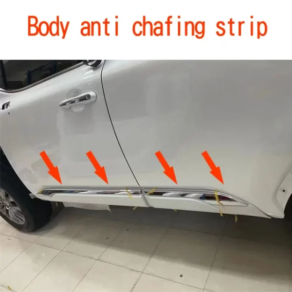 Appearance Modification of Body Anti Chafing Strip, Side Trim Strip and Door Bright Strip Landcruiser LC300 - Image 2