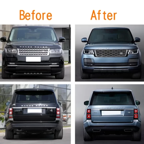 Old Upgrade New Body Kit Surround Accessories Retrofit  RangeRiver vogue 2013-2017 Upgrade to 2018 + L405 IV - Image 2