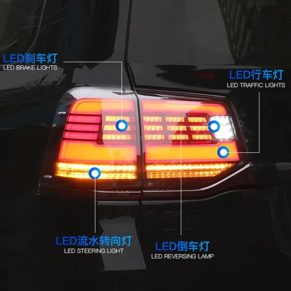 Chinese Product Car Body Kit  Land Cruiser LC200 Tail Lamp 2016-2020 - Image 3