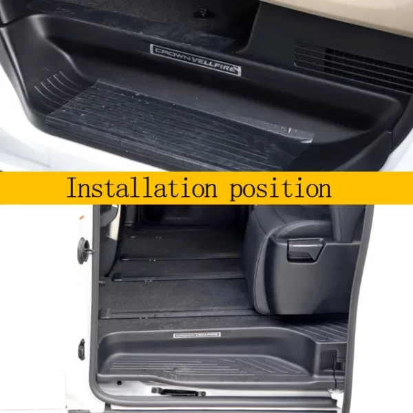 Welcome Pedal with LED Light  Car Modification  304 Stainless Steel for toyota Vellfire 2015-2022 Car Exterior Accessories - Image 4