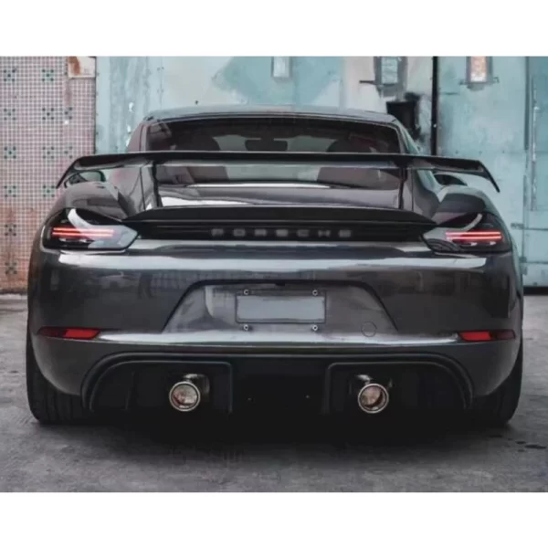 Car Bumper Head Lamp Bodykit for Porsche 2012-2016  Cayman Boxster 981 Upgrade 718 GT4 Old to New Body Kit Front Spoiler for Car - Image 5