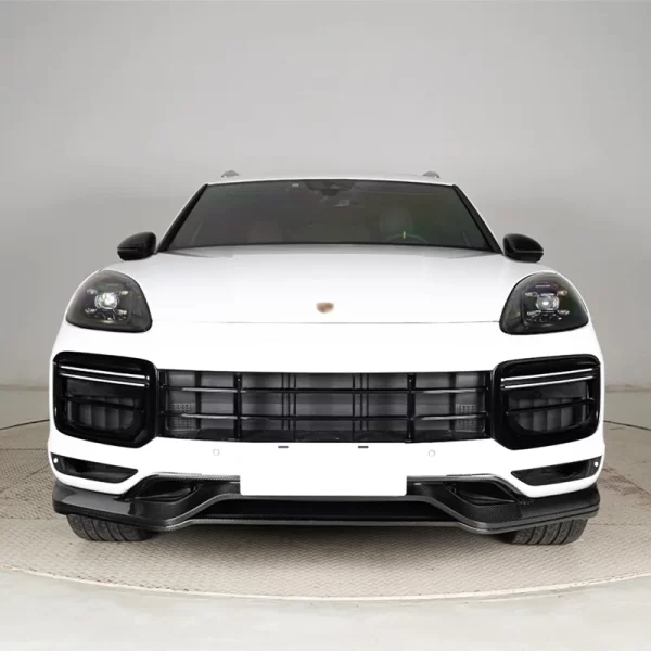For Porsche Turbo Cayenne 2018-2023 Car Modification Upgrade, Tecat Carbon Fiber Front Bumper Front Lip Rear Bumper Rear Lip - Image 3