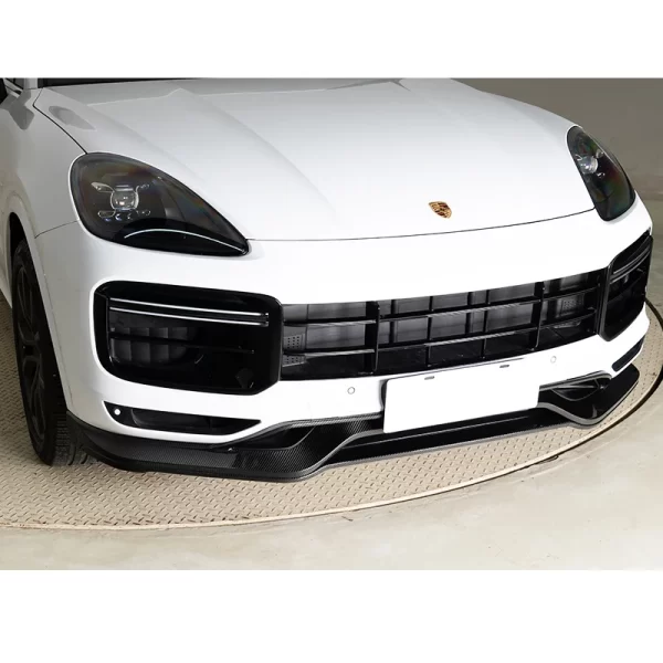 For Porsche Turbo Cayenne 2018-2023 Car Modification Upgrade, Tecat Carbon Fiber Front Bumper Front Lip Rear Bumper Rear Lip - Image 4