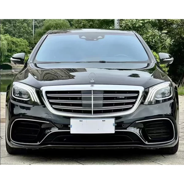 For Mercedes Benz S222 Car Modification Body Kit Upgrade S63 Front Bumper Headlights Rear Bumper Taillights - Image 3