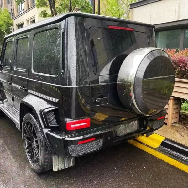 2019-2024 for Mercedes Benz G Class Car Modification Spoiler Engine Hood Bodykit Tire Cover-G630 G35 G500 Carbon Fiber New Condi - Image 5
