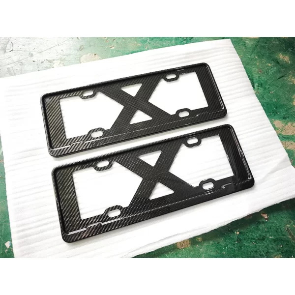 2011-2023 for Porsche Car Modification License Plate Front Bumper Carbon Fiber for Cayenne Macan Panamera 718 911 New Condition - Image 4