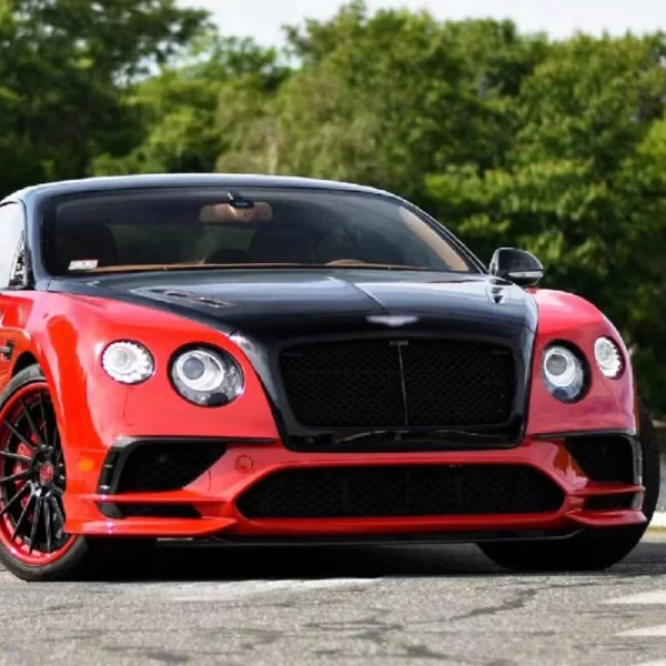 For Bentley Continental GT 2016-2019 Upgrade Supersport Body Kit Car Modification Front and Rear Bumpers - Image 3