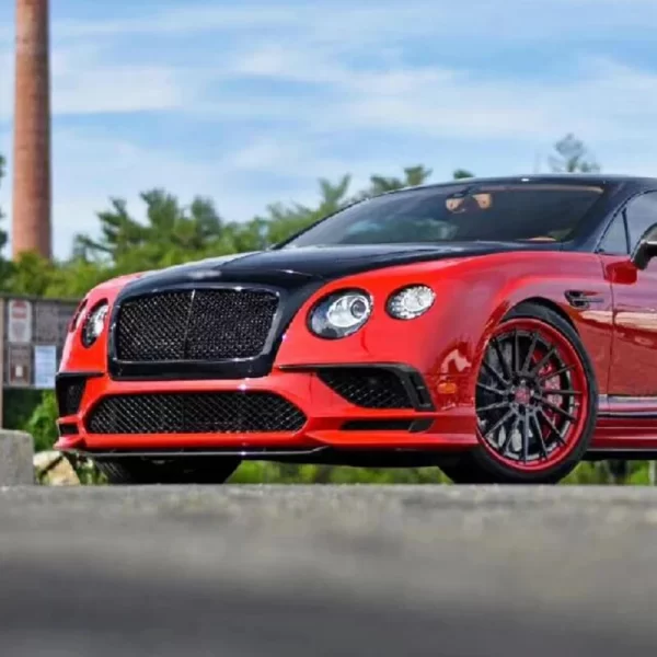 For Bentley Continental GT 2016-2019 Upgrade Supersport Body Kit Car Modification Front and Rear Bumpers - Image 6