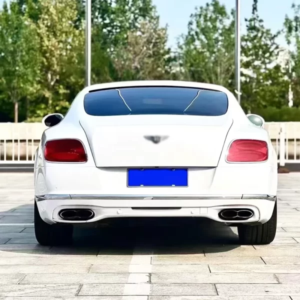 For Bentley Continental GT 2012-2015 Upgrade 2019 Supersport Body Kit Front and Rear Bumpers with Fog Light Cut Outs - Image 5