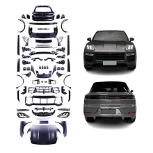 For Porsche Cayenne 2018-2023 Car Modification 2024 Cayenne Turbo GT Bodykit Car Lights LED Headlights Front and Rear Bumpers