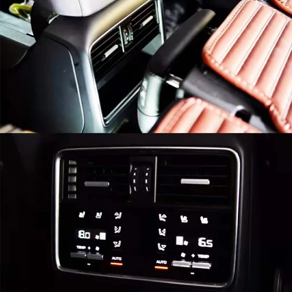 Suitable for Porsche 2018-2023 Cayenne Upgraded Car Rear air Conditioning Control Panel air Conditioning Vent Touch Panel - Image 3