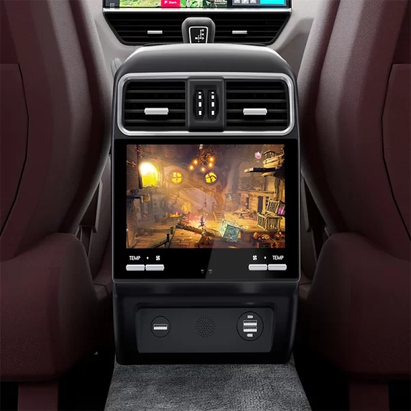 Upgrade Car AC Touch Panel for Porsche Cayenne 2018-2024 New Air Conditioner Panel with Rear Seat Vent Control - Image 4
