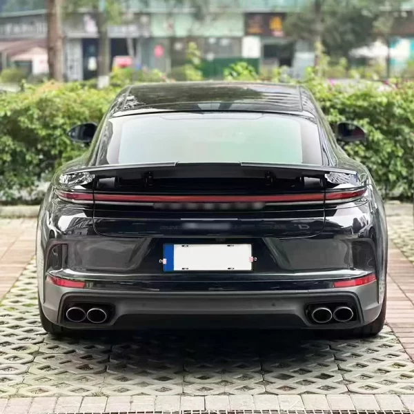 For Porsche 2024-2025 Panamera Upgraded Body Kit Turbo Electric Tail Lift Spoiler New Folding Spoiler - Image 4