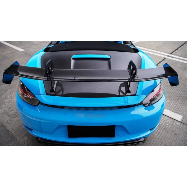 Suitable for Porsche 2016-2023 718 GT4 RS Carbon Fiber Rear Wing Fixed Spoiler Fixed Wing 718 982 Cayman Boxster GT4 RS - Image 5
