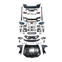 For BMW 5 Series F10-18 Car Modification Upgrade 2021 5 Series G30-38 M5 Kit Front Bumper Headlights Hood Rear Bumper Taillights