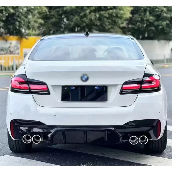 For BMW 5 Series F10-18 Car Modification Upgrade 2021 5 Series G30-38 M5 Kit Front Bumper Headlights Hood Rear Bumper Taillights - Image 5