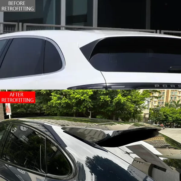 2018-2025 for Porsche Cayenne Carbon Fiber Top Wing Spoiler Performance Parts Carbon Fiber Tail Wing Bodykit for Cars - Image 2