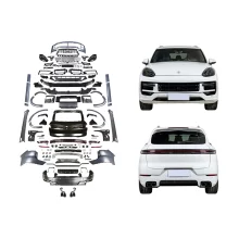 For Porsche Cayenne 2015-2017 Car Modification 2024 SD Body Kit Sport Design Front Bumper Headlights Rear Bumper Taillights