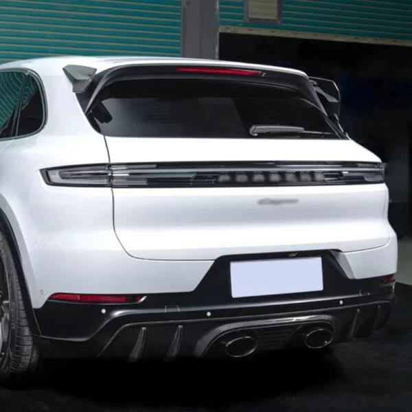 For Porsche Cayenne Coupe 2018-2025 Car Modification Upgrade Carbon Fiber Top Wing 9YA Decorative Fixed Spoiler - Image 6