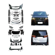 For Toyota Alphard 2015-2022 3.0-3.5 Car Body Kit Upgrade New 4.0 Mona Lisa Front Bumper Hood Headlight Rear Bumper Turn Signals
