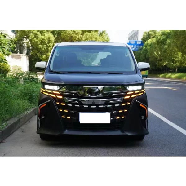 For Toyota Alphard 2015-2022 3.0-3.5 Car Body Kit Upgrade New 4.0 Mona Lisa Front Bumper Hood Headlight Rear Bumper Turn Signals - Image 3