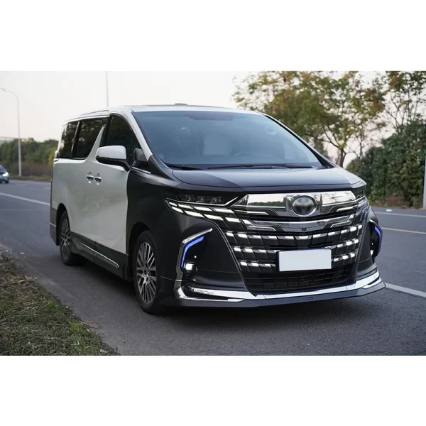For Toyota Alphard 2015-2022 3.0-3.5 Car Body Kit Upgrade New 4.0 Mona Lisa Front Bumper Hood Headlight Rear Bumper Turn Signals - Image 4