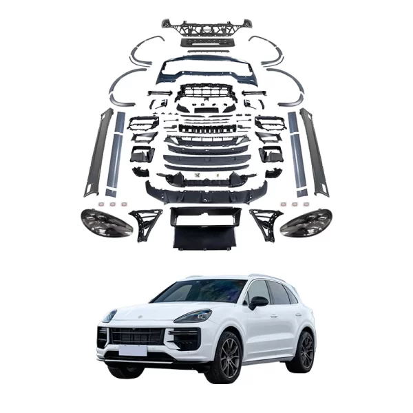Suitable for Porsche Cayenne 2011-2014 958.1 Upgrade 9Y0/9YA Turbo GT Body Kit Front Grille Car Bodykit