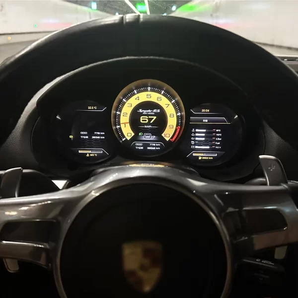 For Porsche 718 2016-2023 Car Modification Accessories New Interior LCD Instrument Panel and Center Console Performance Display - Image 5